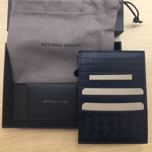 Bottega Veneta Card Case | NEW | black leather